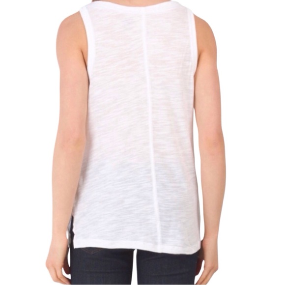 Banana Republic Malibu White Slub Tank (NWOT) (Size: Small) - Picture 2 of 7